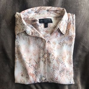 Banana Republic Snake Print Blouse